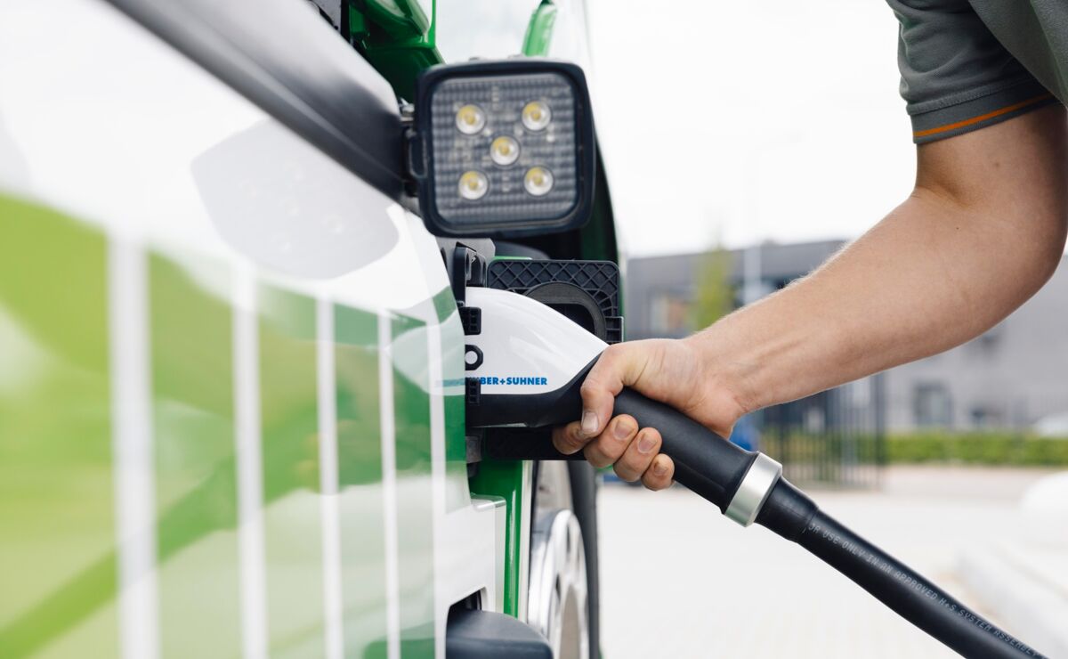 Laden elektrische Volvo-truck