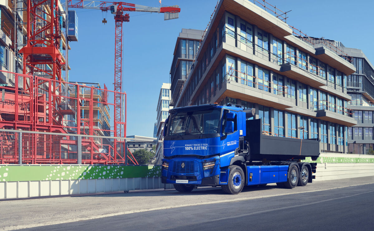 Renault Trucks E-Tech C bouwplaats