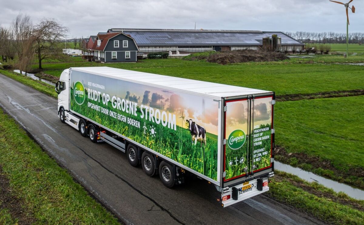 Volvo FH Electric Friesland Campina