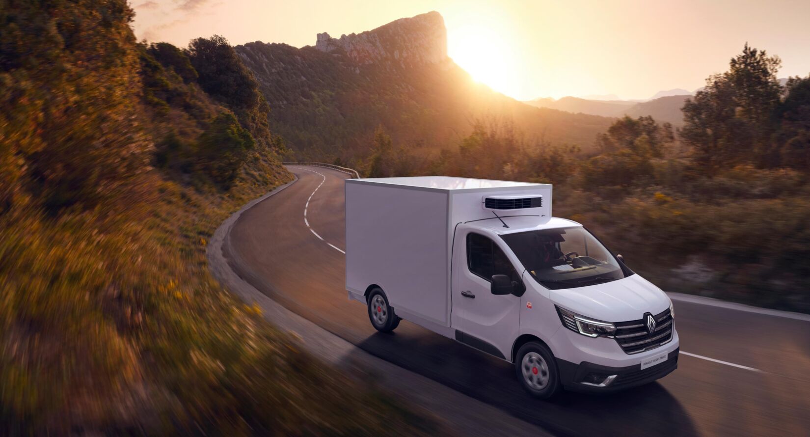 Nebim-Renault-Trafic-gesloten-bestel-grijs-buiten-rijdend-door-binnenstad