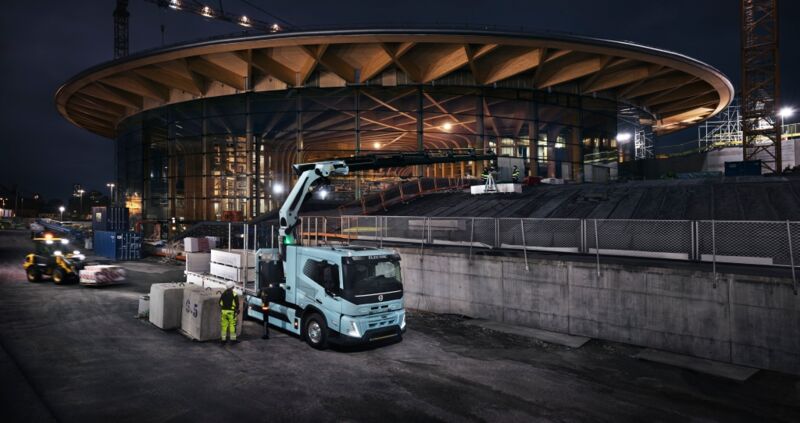 Elektrisch bouwtrucks Volvo