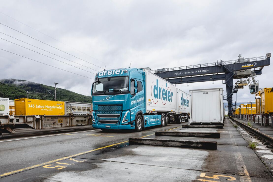 Volvo FH Electric CH, Dreier